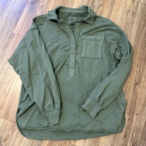 Aerie Take It Easy Popover Polo